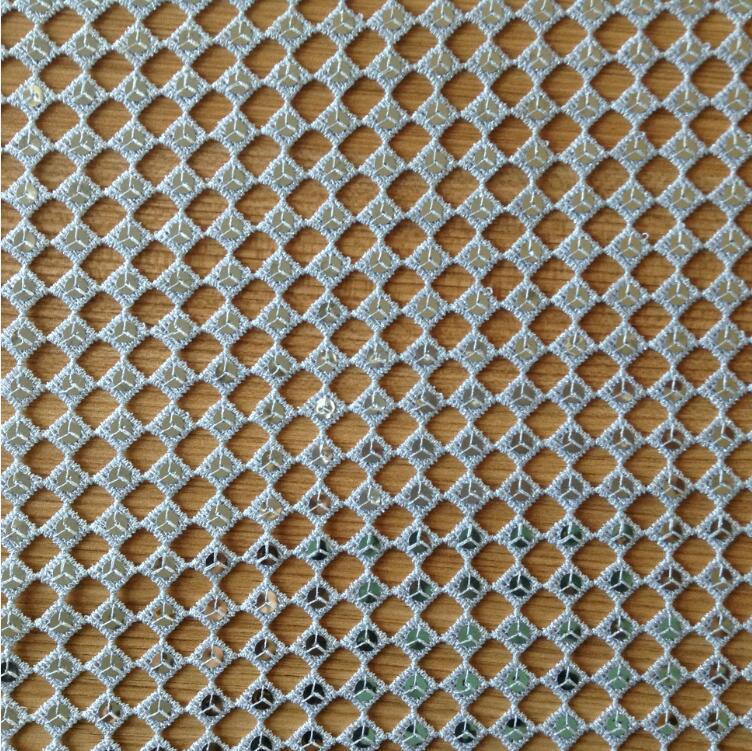 Water soluble embroidered 