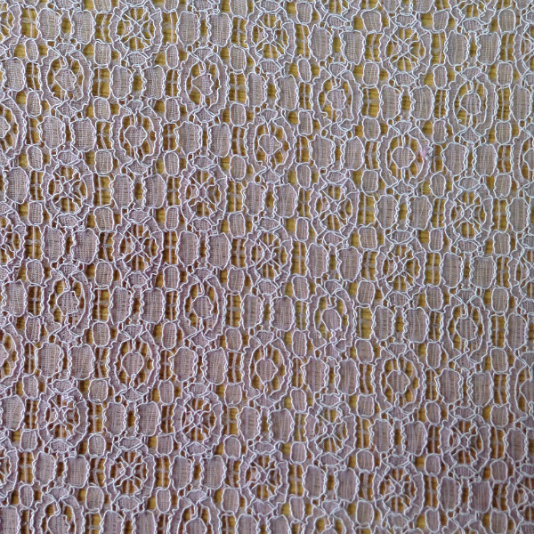Gold Silk Lace Solid Dyed HZQT-1428