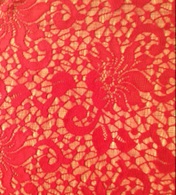 100% Polyester Lace Solid DyedHZQT-2215