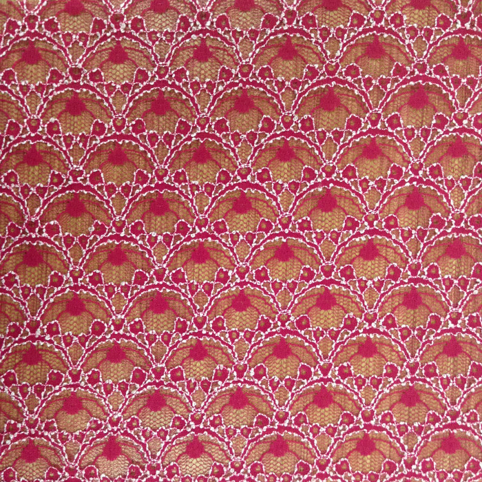 Nylon/Polyester/Spandex Lace Fabric 