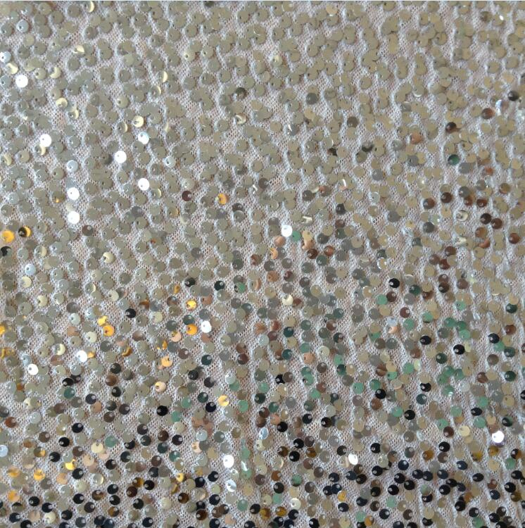  Nylon tulle with sequins 