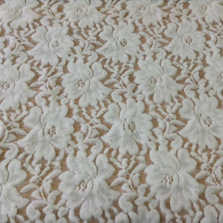 60% Nylon 30% Cotton 10% Spandex lace HZQT-2421