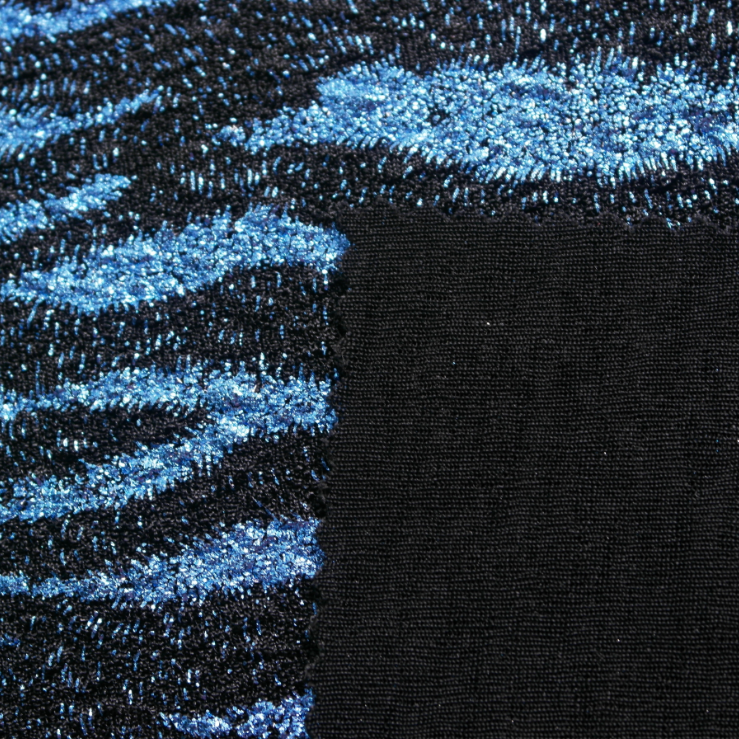 KNIT FABRIC WITH FOIL HZQT-3891